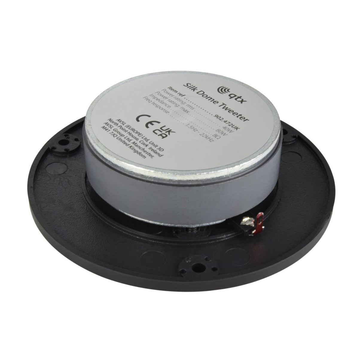 QTX Silk Dome Tweeter | 80W 8 Ohm Speaker Driver