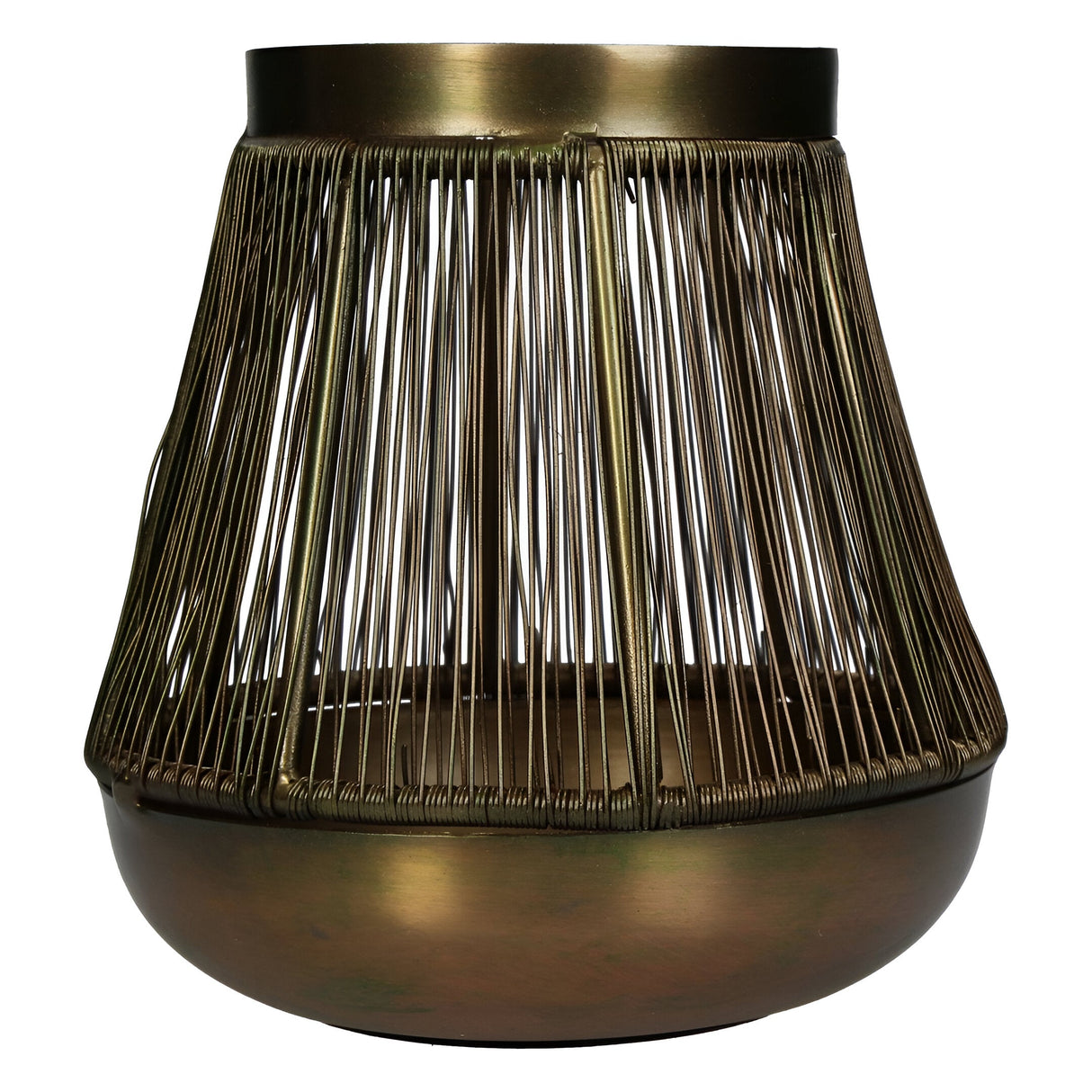 Iron Candle Holder 13.5cm - Bronze