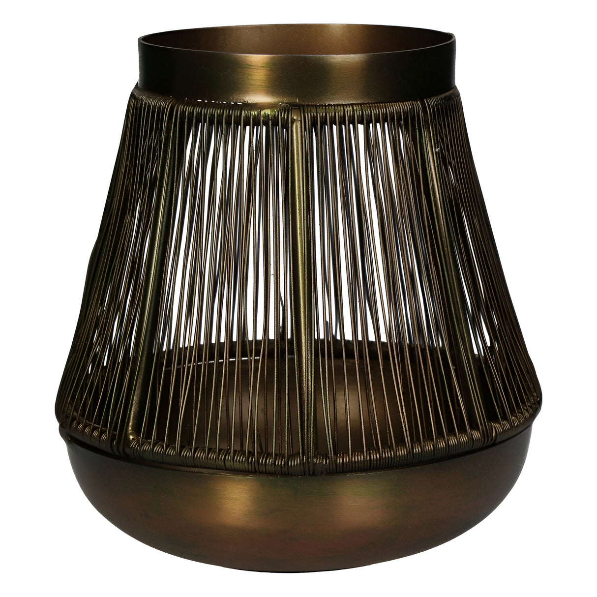 Iron Candle Holder 13.5cm - Bronze