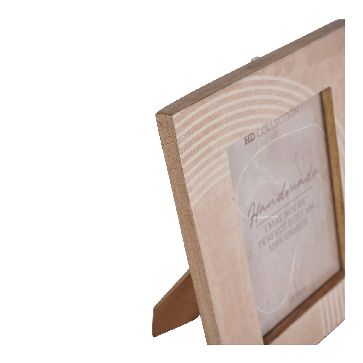 Mango Wood Peach Photo Frame (Style 1) - 13x18cm