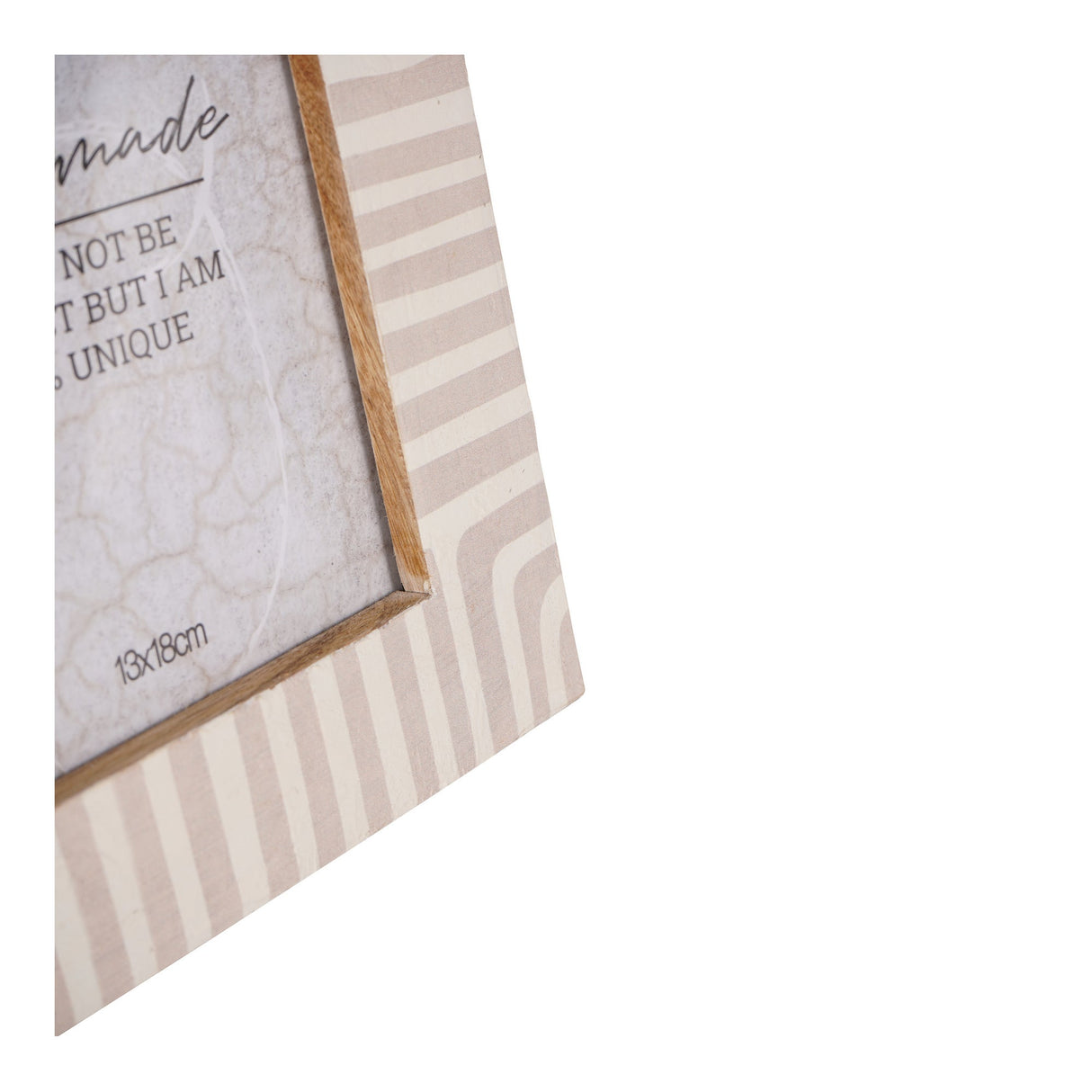 Beige Mango Wood Photo Frame - 13x18cm