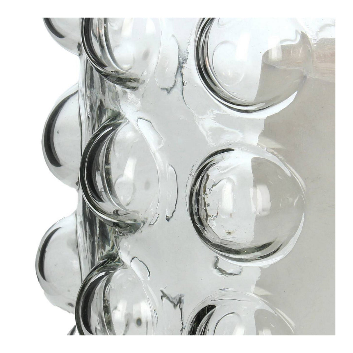Bobble Small Glass Candle Holder - Clear