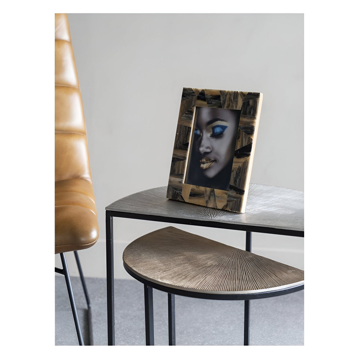 Tortoiseshell Style Rectangular Photo Frame - 13x18cm