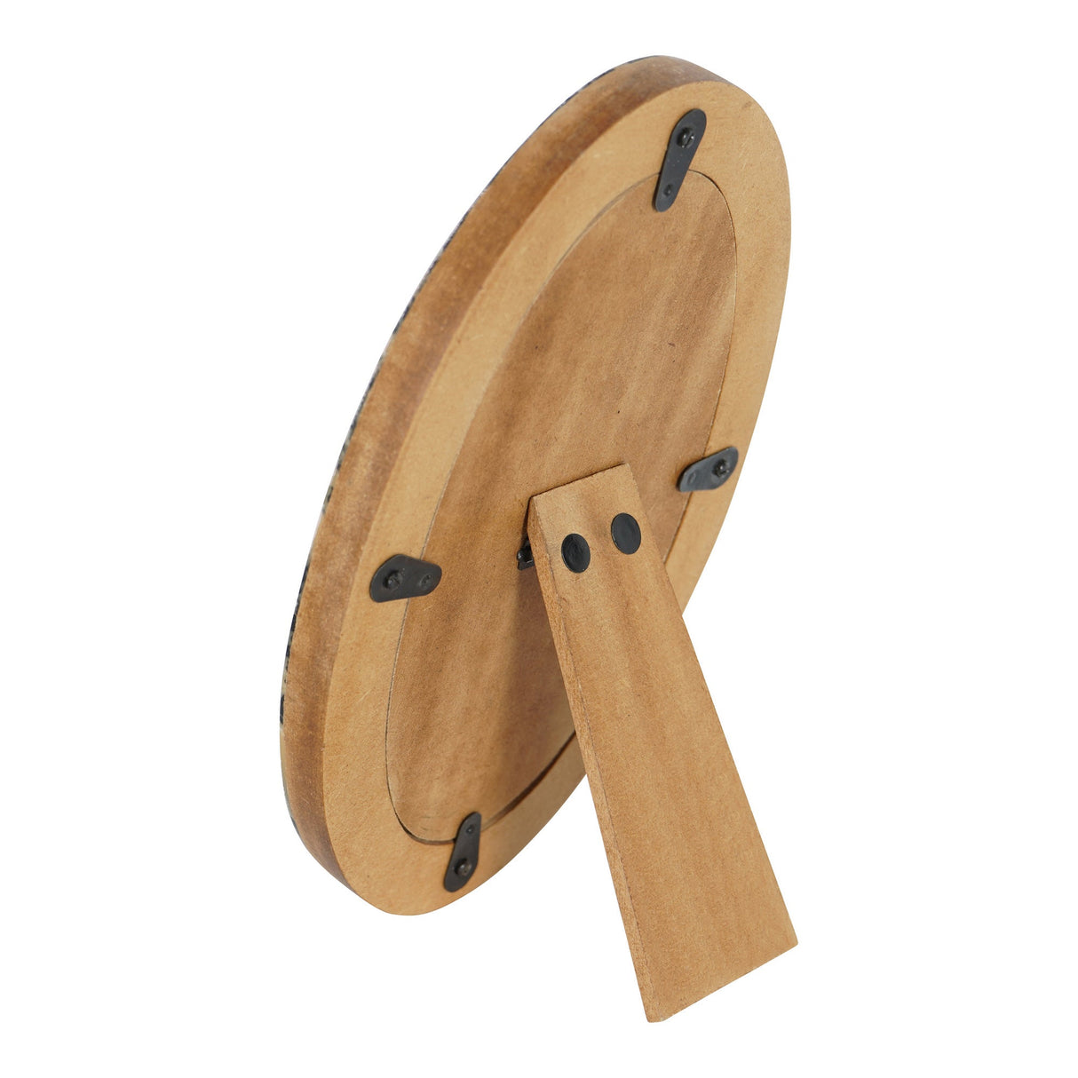 Tortoiseshell Style Oval Photo Frame - 8x15cm