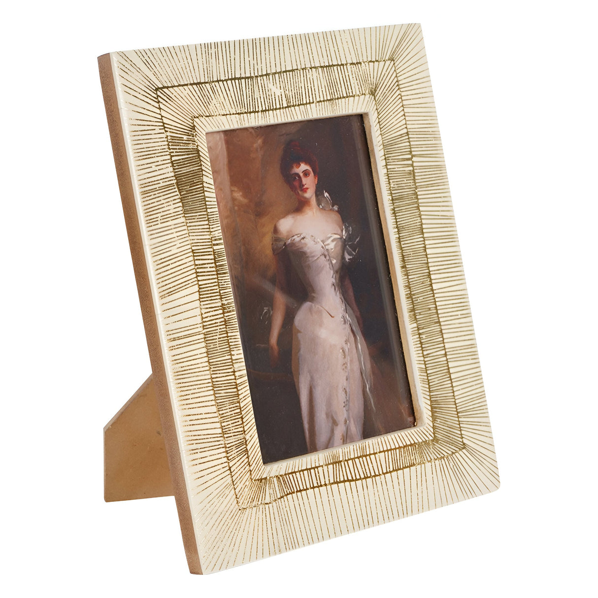 Dame White Photo Frame - 5x7