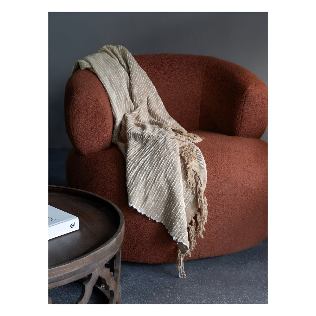 Jette Natural Throw - 125x150cm