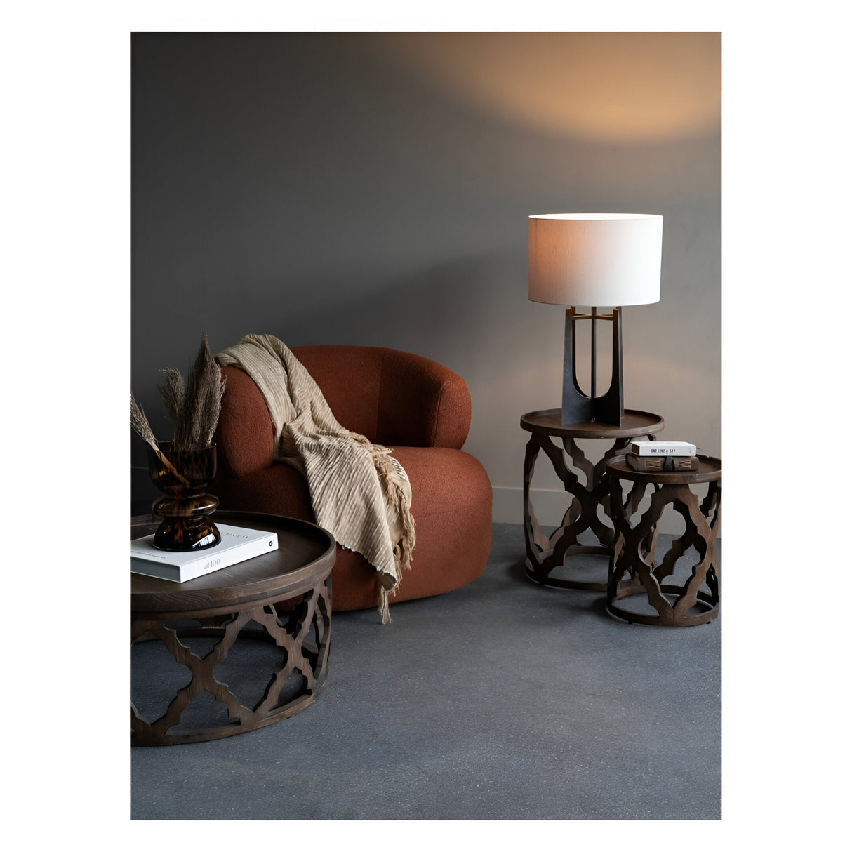 Jette Natural Throw - 125x150cm