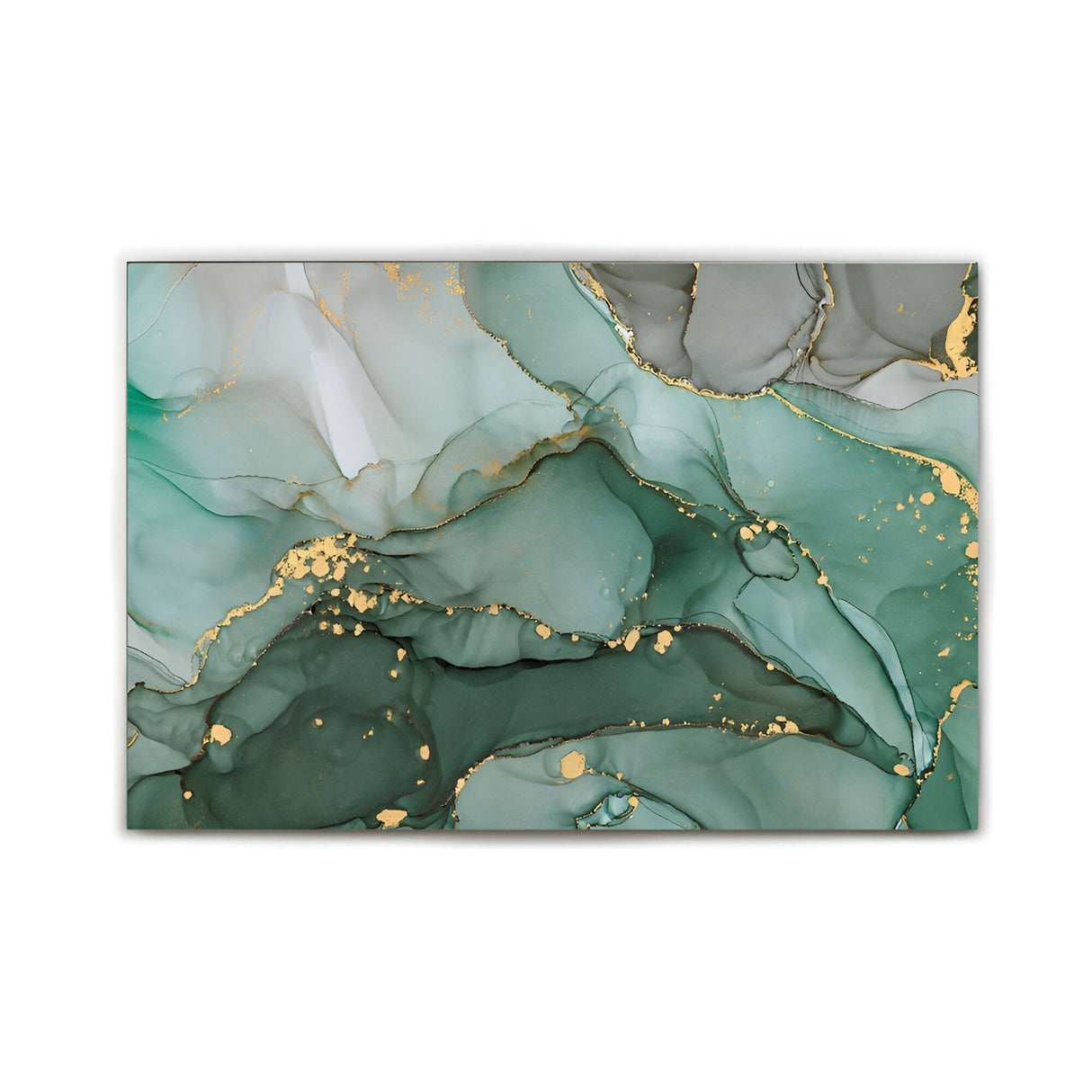 Fondo Marino Green Marble Mineral Photography Print – 180x120cm