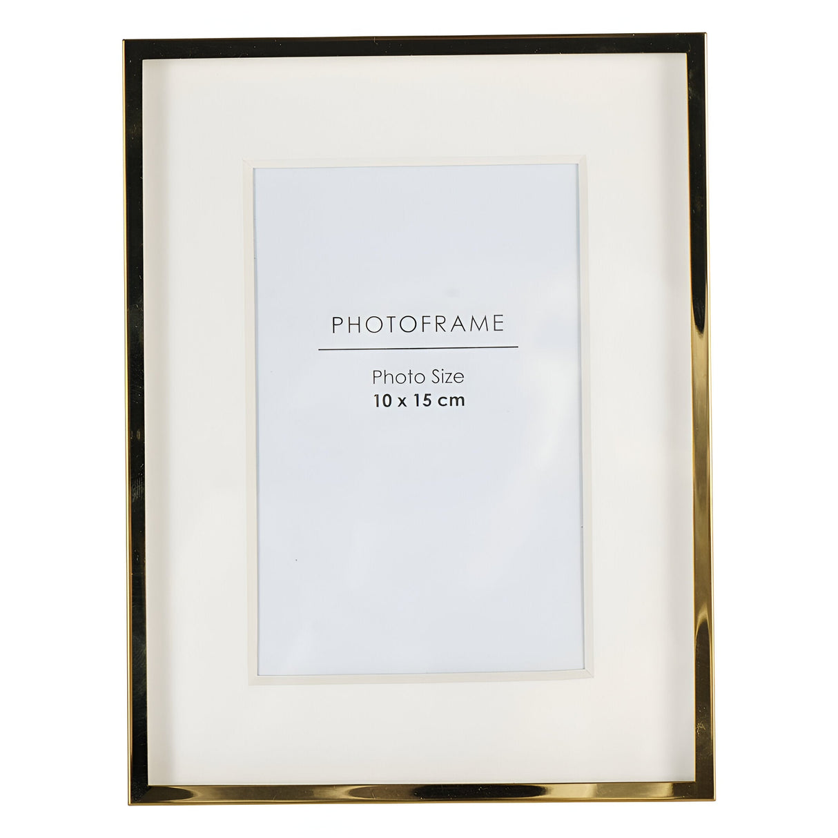 3D Strand Gold Photo Frame - 10x15cm