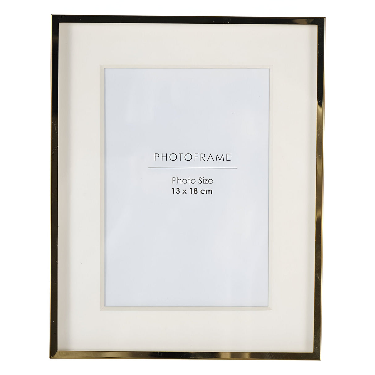 3D Strand Gold Photo Frame - 13x18cm