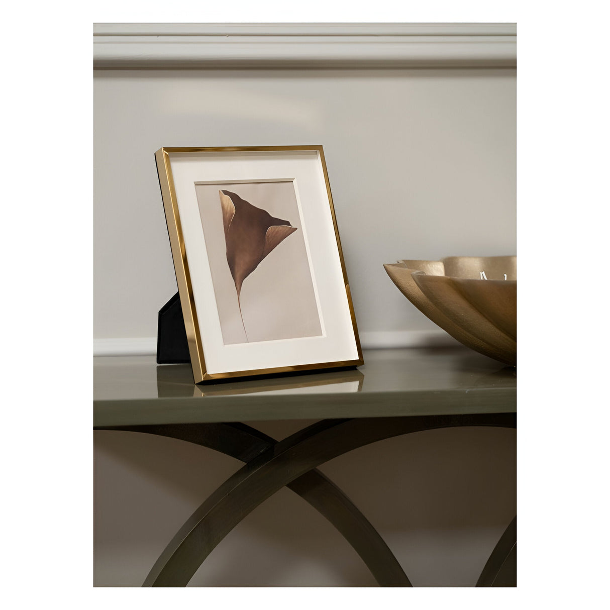 3D Strand Gold Photo Frame - 13x18cm