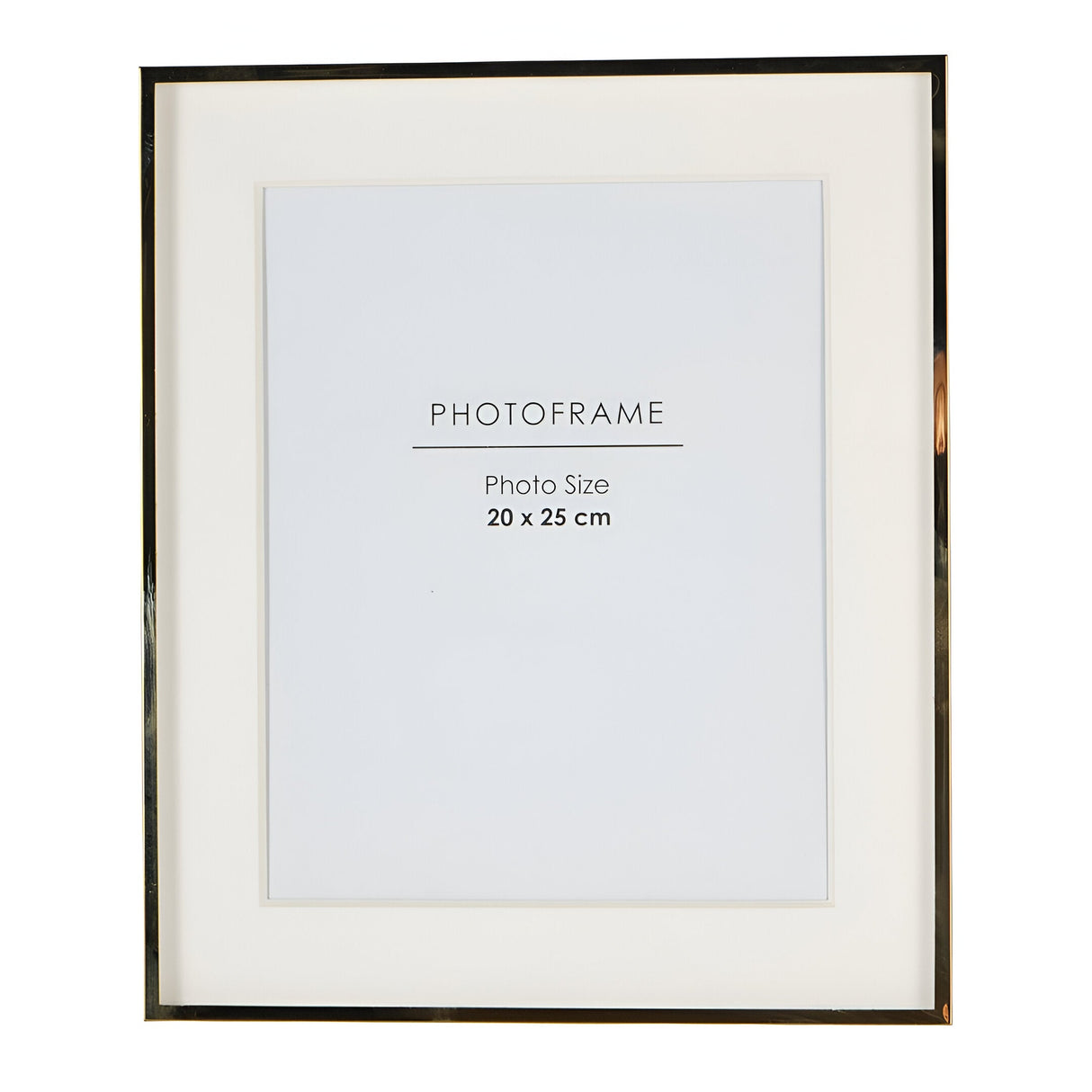 3D Strand Gold Photo Frame - 20x25cm