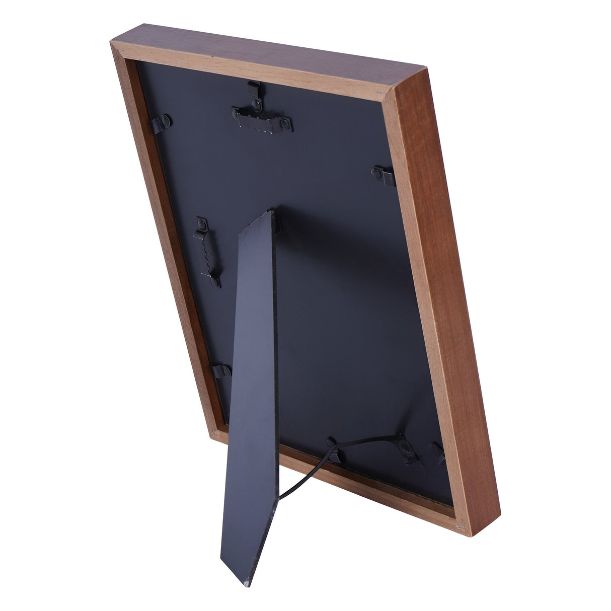 Ruben Rubberwood Brown Photo Frame - 10x15cm