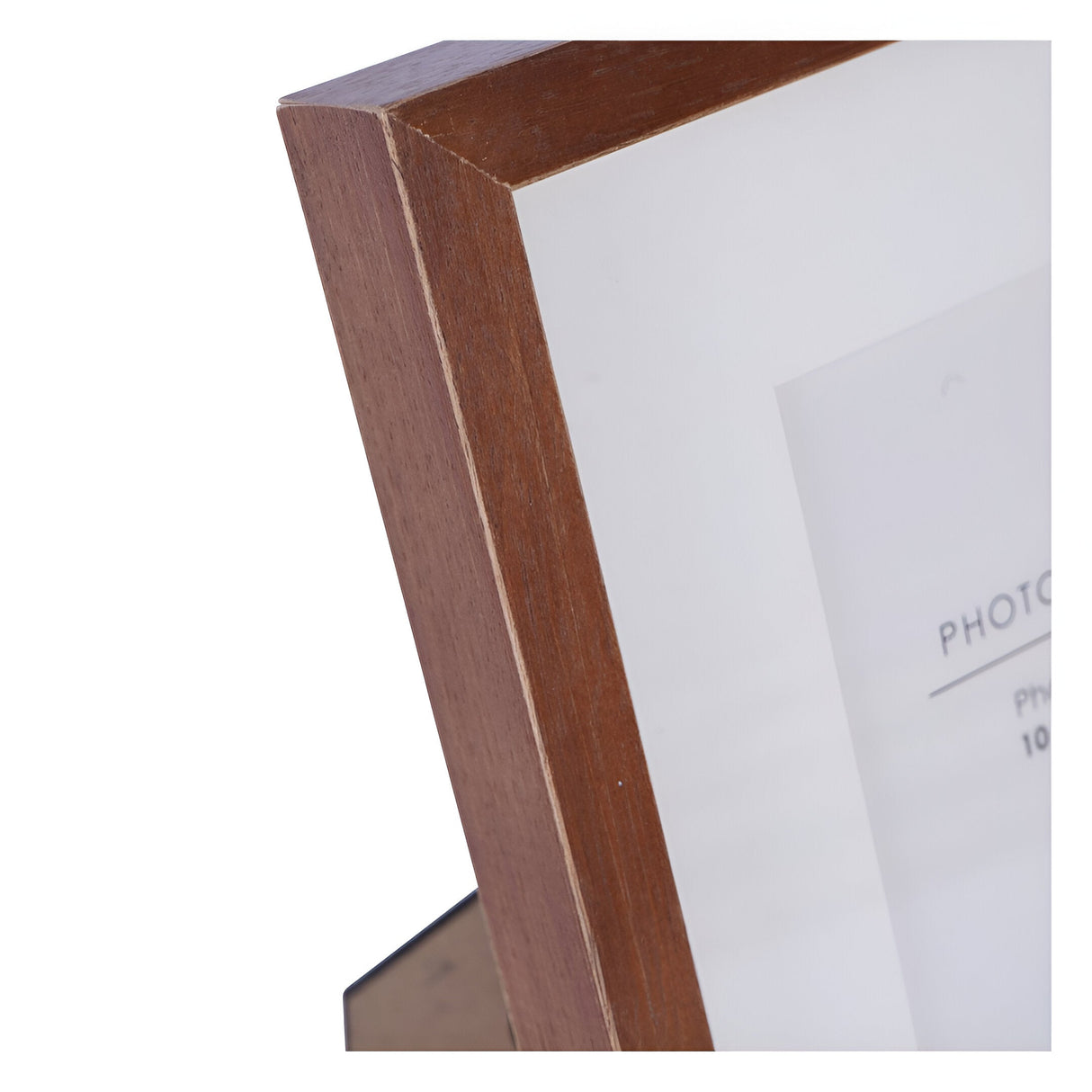 Ruben Rubberwood Brown Photo Frame - 10x15cm