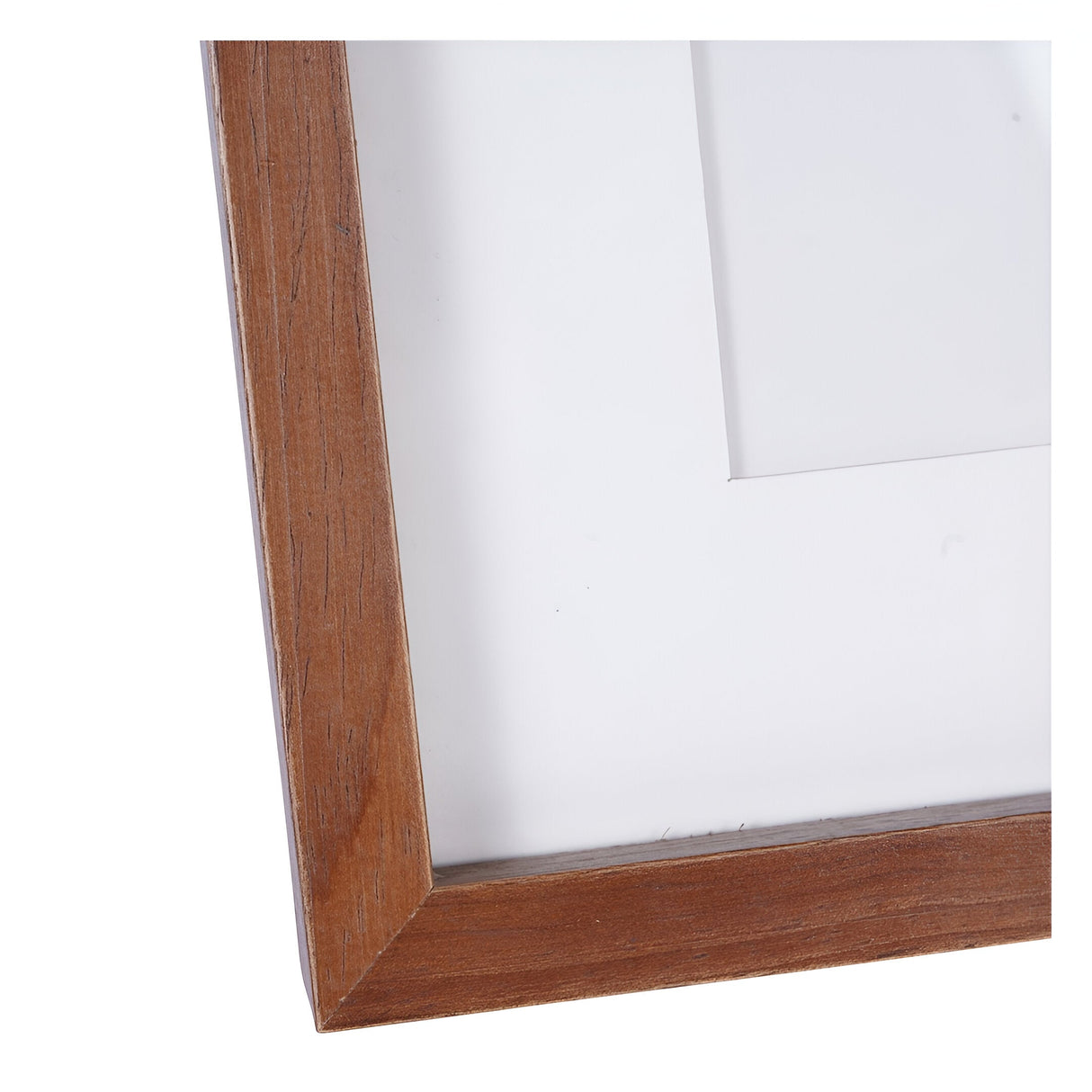 Ruben Rubberwood Brown Photo Frame - 10x15cm