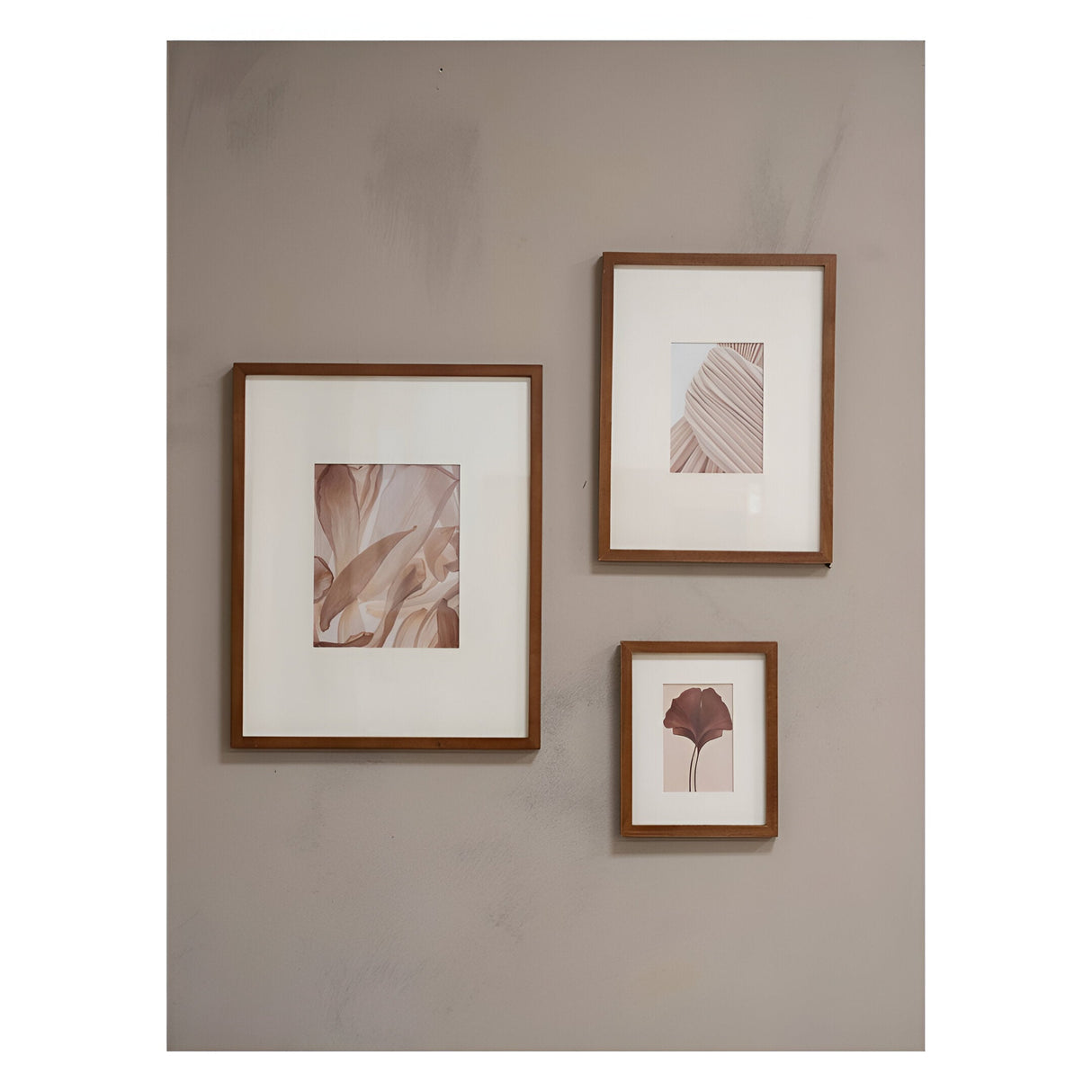 Ruben Rubberwood Brown Photo Frame - 10x15cm