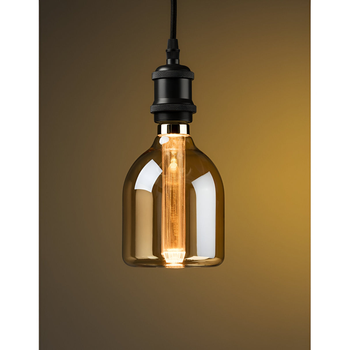 Luna 3W Non-Dimmable Chalice Filament Bulb - Amber, E27, 1800K