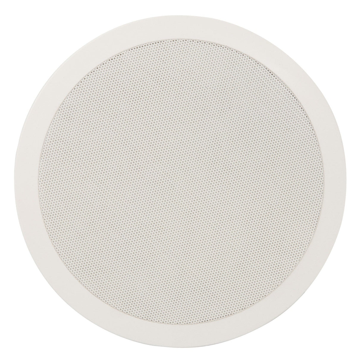 An Adastra CC8V 8" 50W ceiling speaker with control, featuring a perforated metal grille design and a directional dome tweeter, is centered on a plain white background.