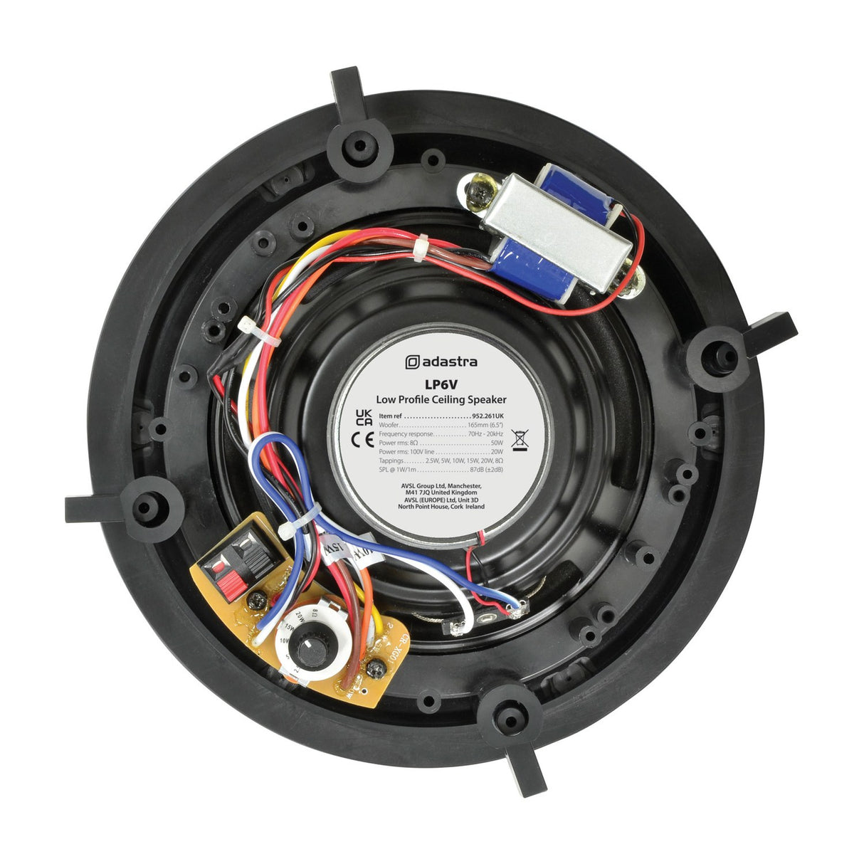 Adastra LP6V 6.5" Low Profile 100V Ceiling Speaker