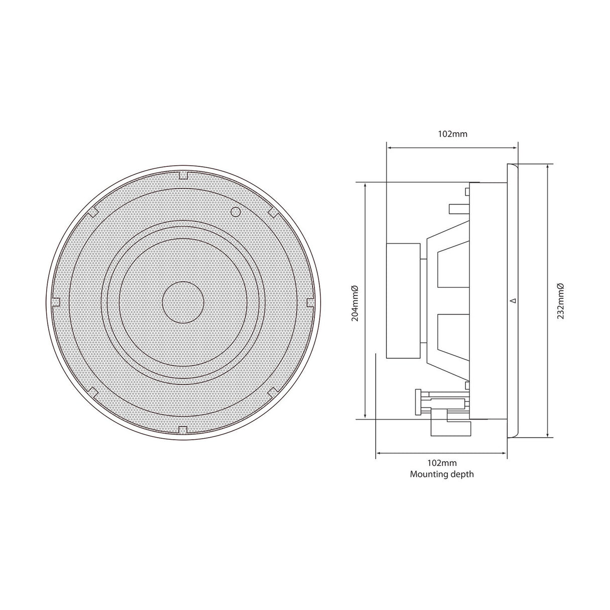 Adastra SL6 Slimline 6.5" Ceiling Speakers (Pair)