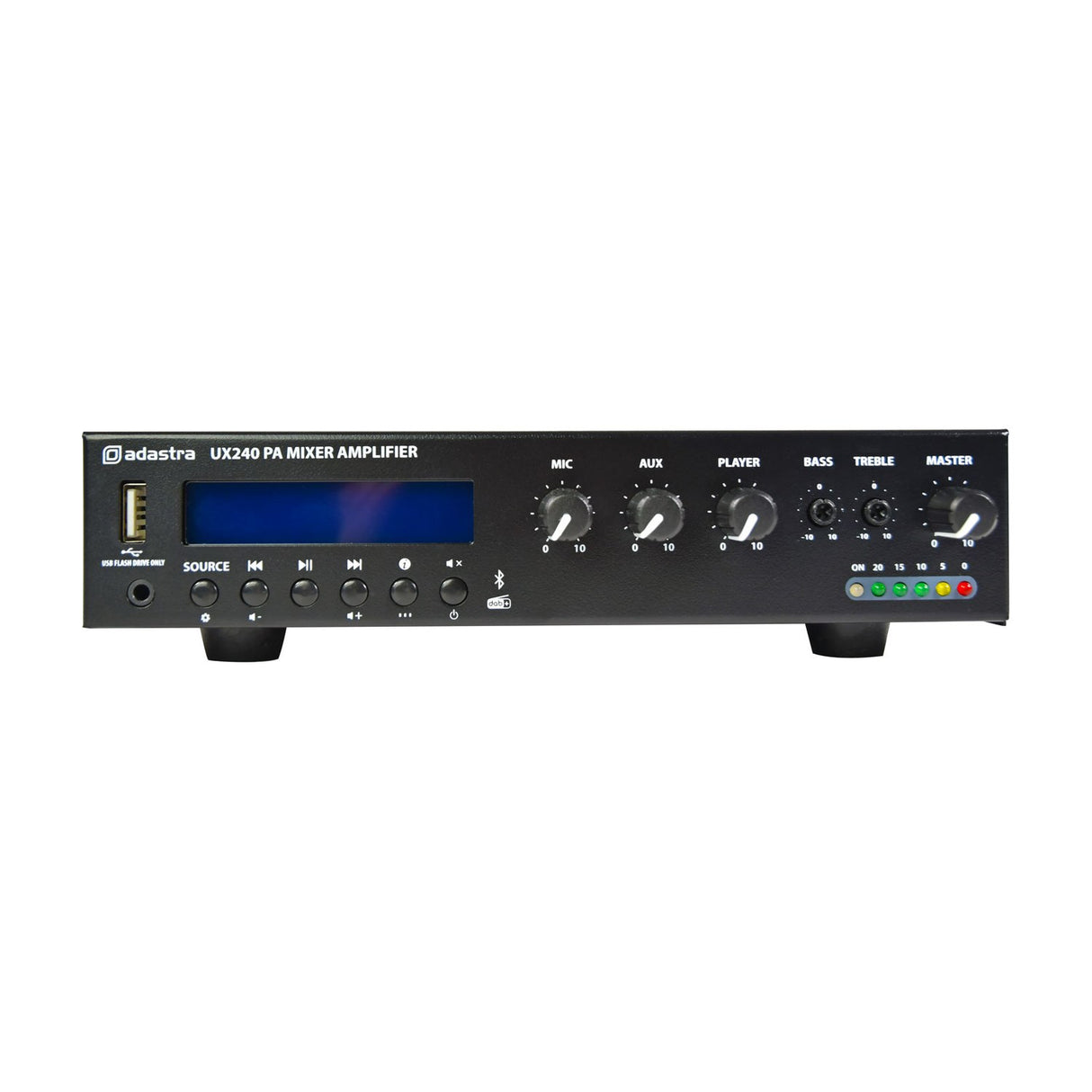 Adastra UX240 Compact 100V Mixer-Amplifier 240W