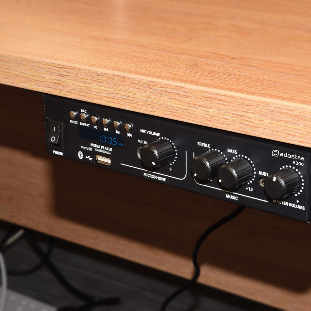 Adastra A200 Compact Stereo PA Amplifier 2x100W