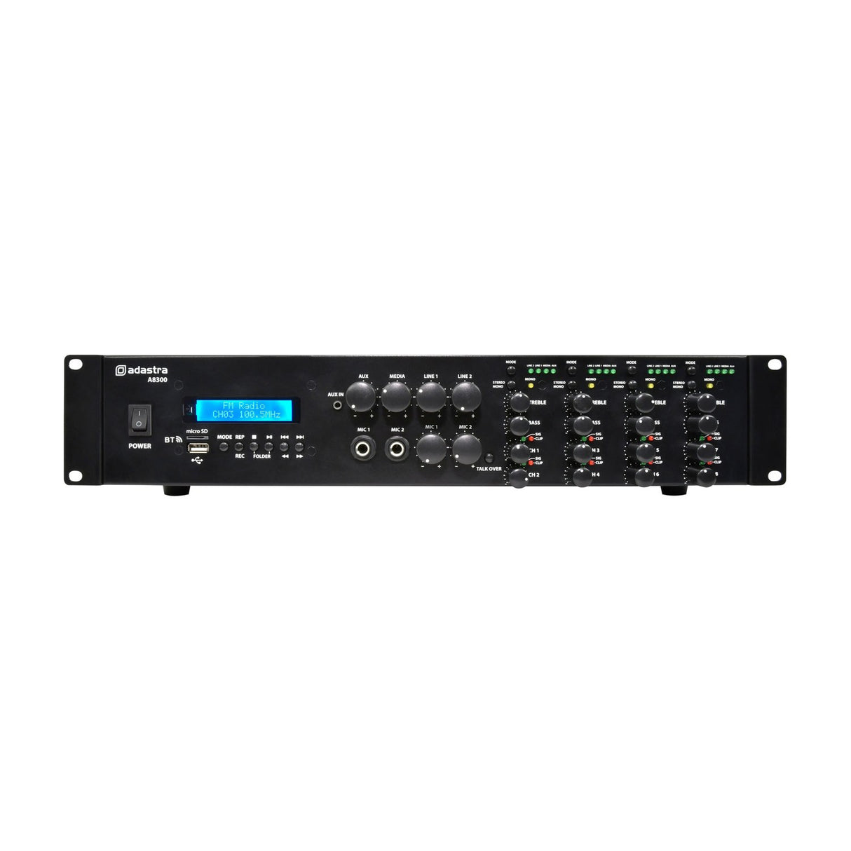 Adastra A8300 8-Zone Commercial Mixer-Amplifier