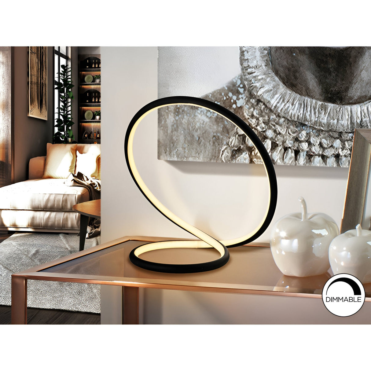 Infinito LED Table Lamp 15W 3000K - Black
