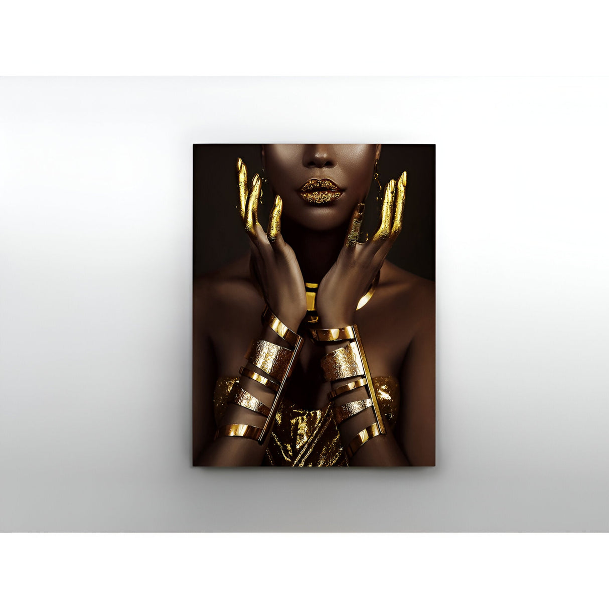 Sombra Y Oro Gold Portrait Photography Print – 90x120