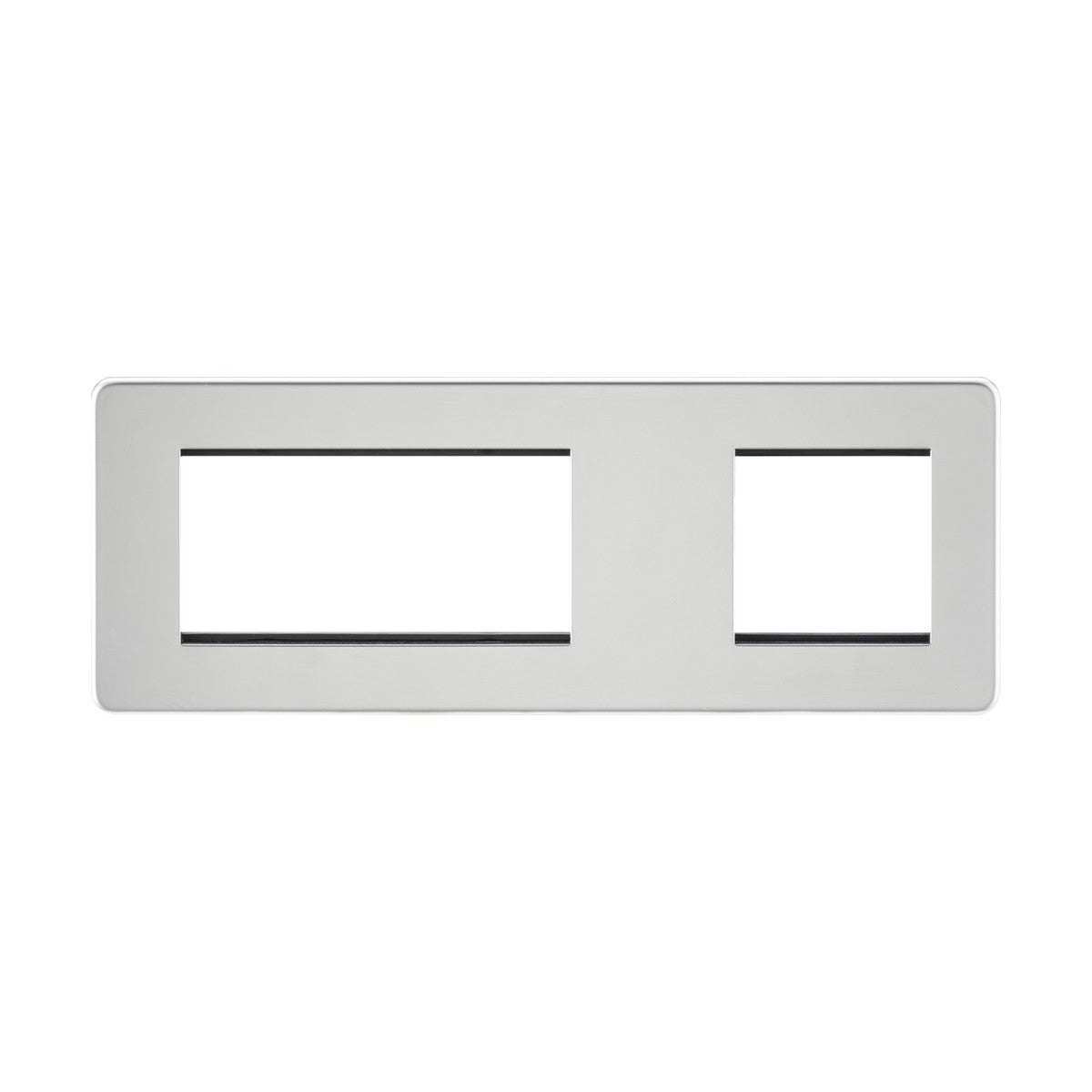 6G Modular Faceplate (2G + 4G) - Polished Chrome