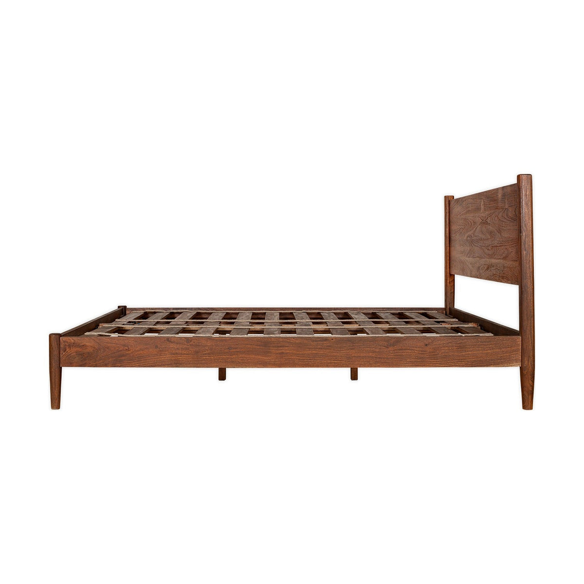 Anbu King Acacia Bed Frame - Washed Walnut