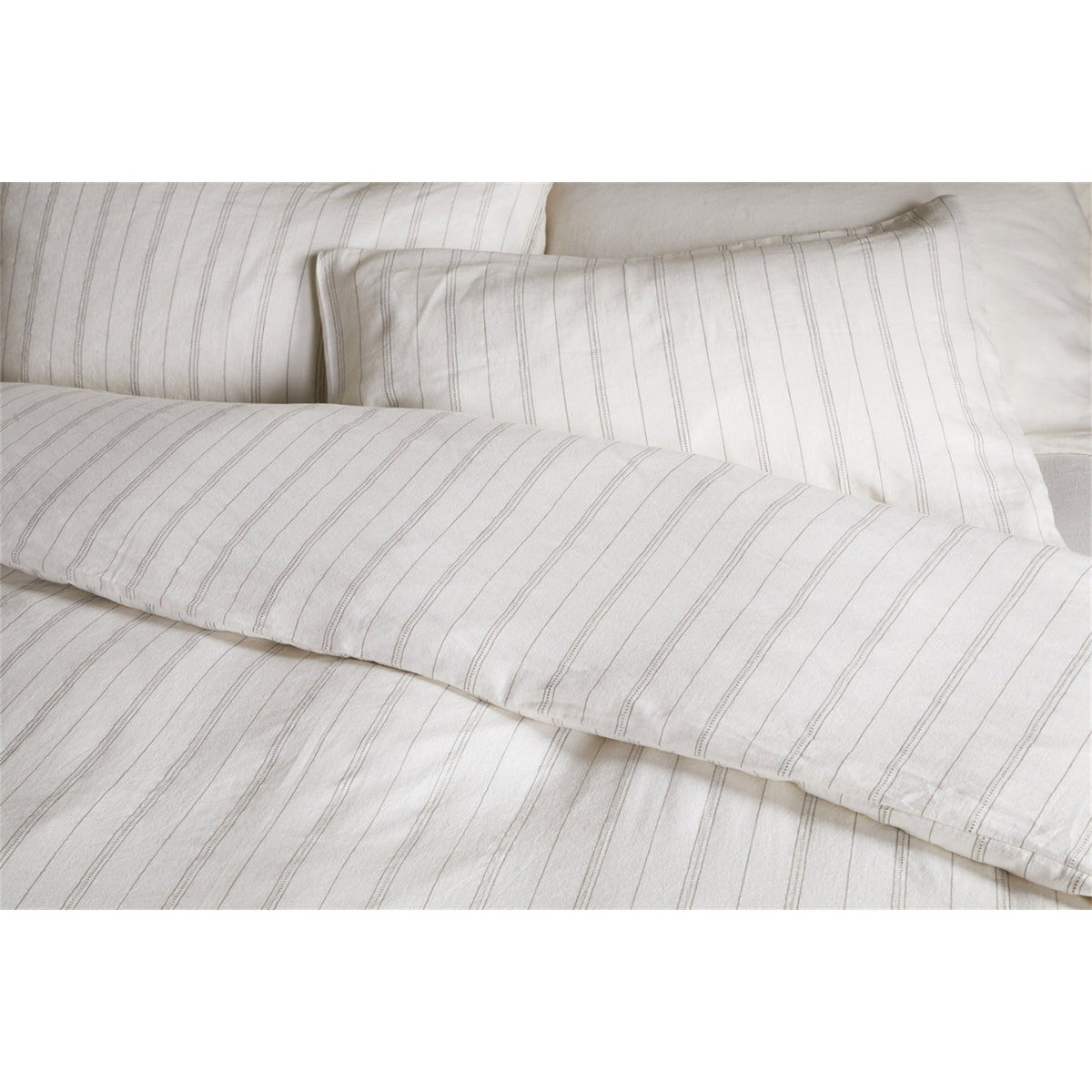 Anta King Hemp & Cotton Duvet Cover - Sage Green