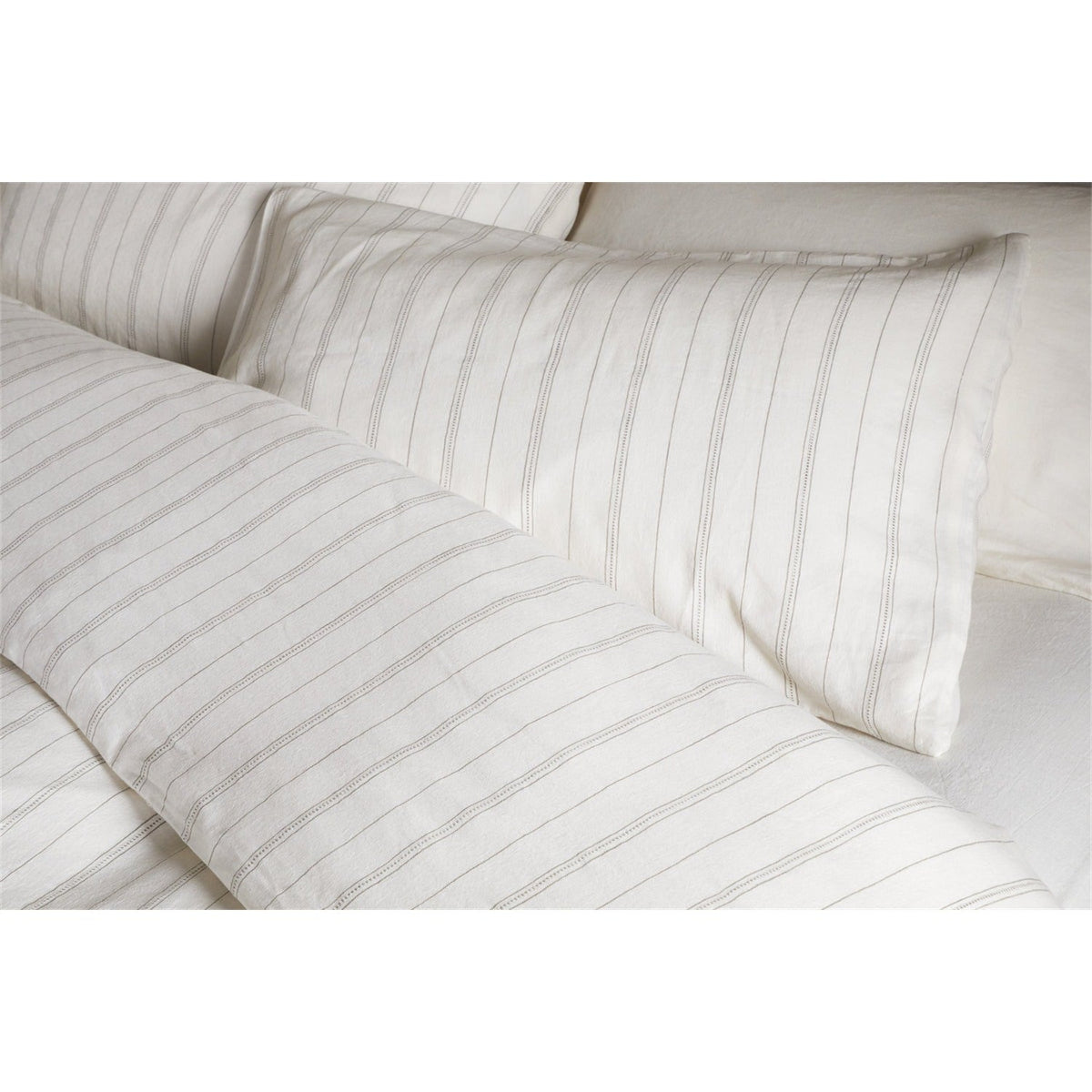 Anta King Hemp & Cotton Duvet Cover - Sage Green
