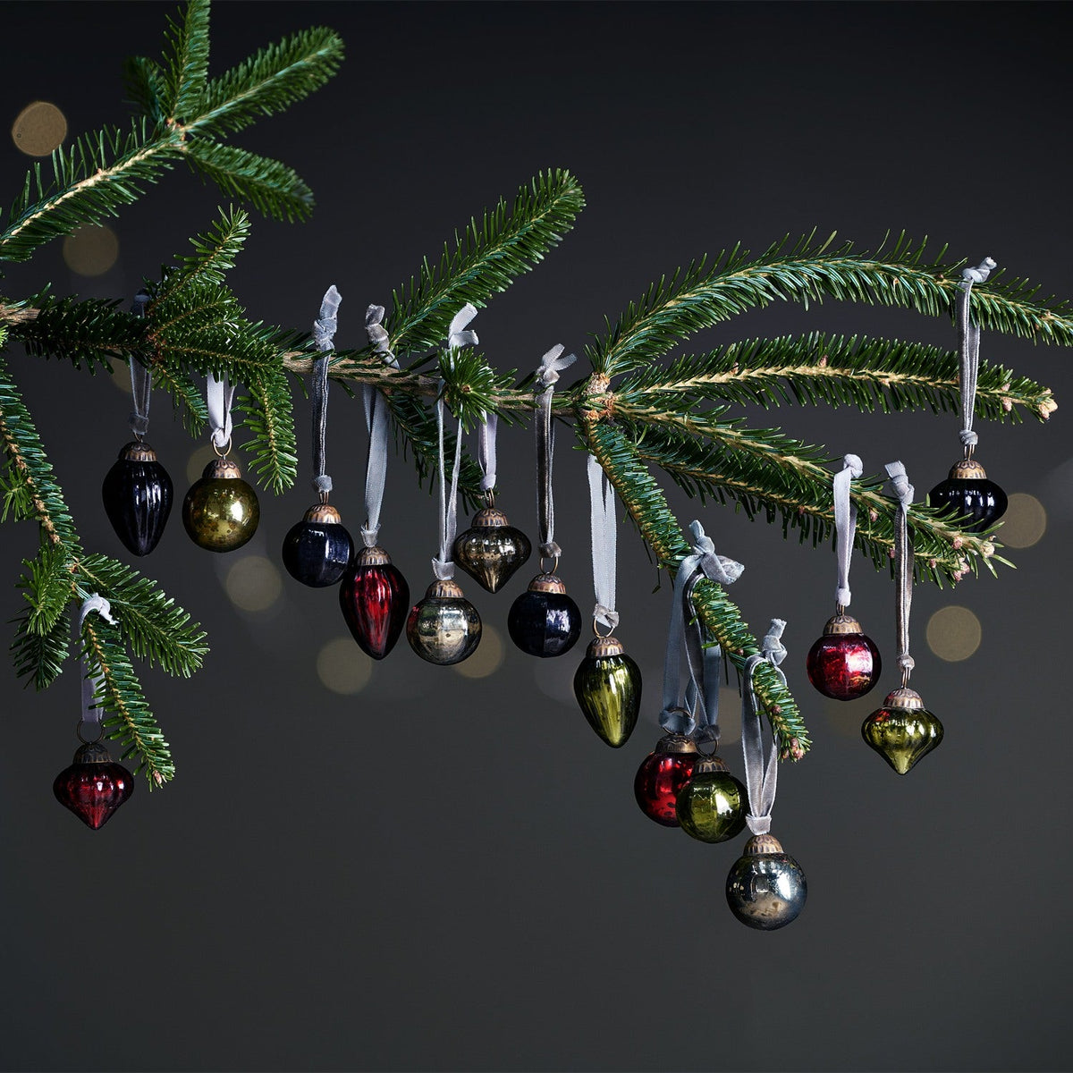 Adisa Glass Baubles in a Jar - Mixed - Set of 16