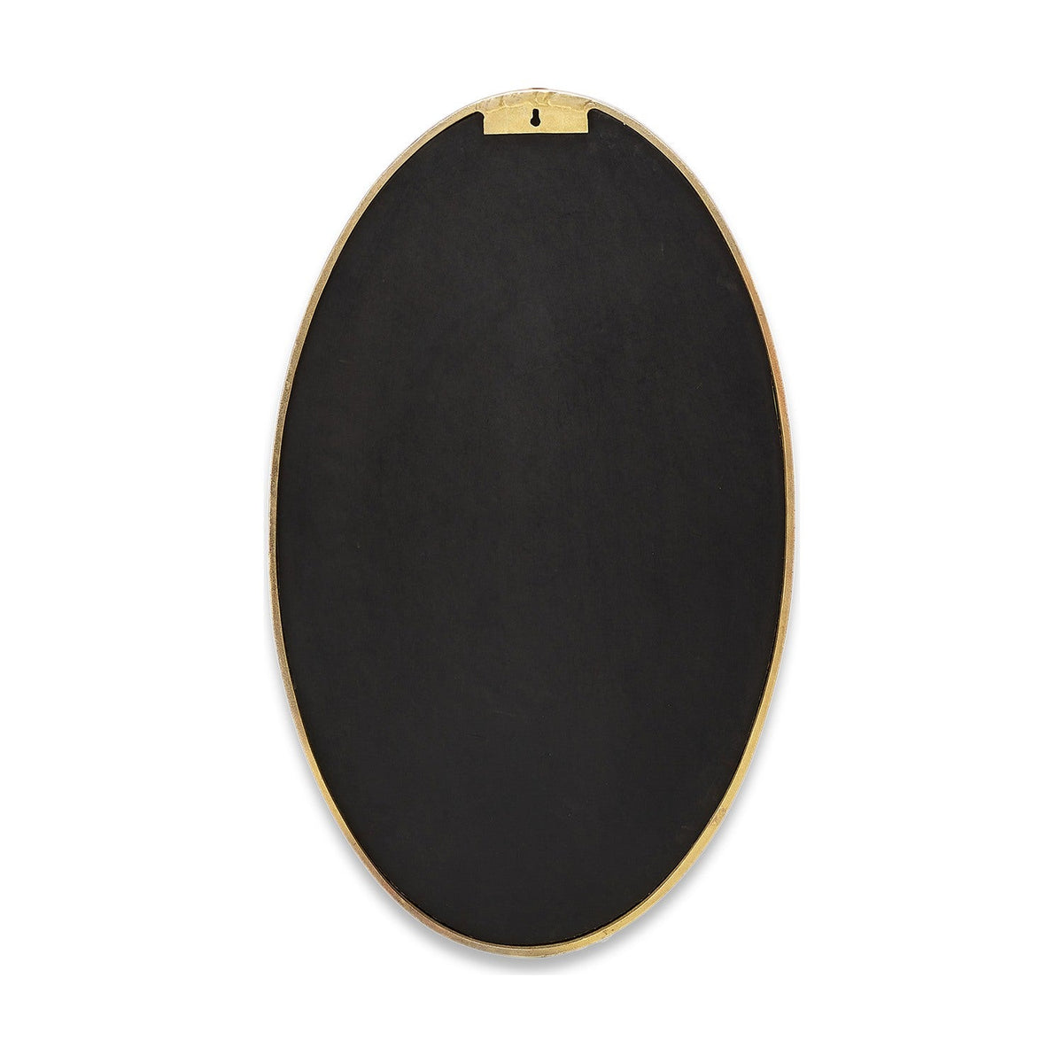 Almora Oval Wall Mirror - Antique Brass