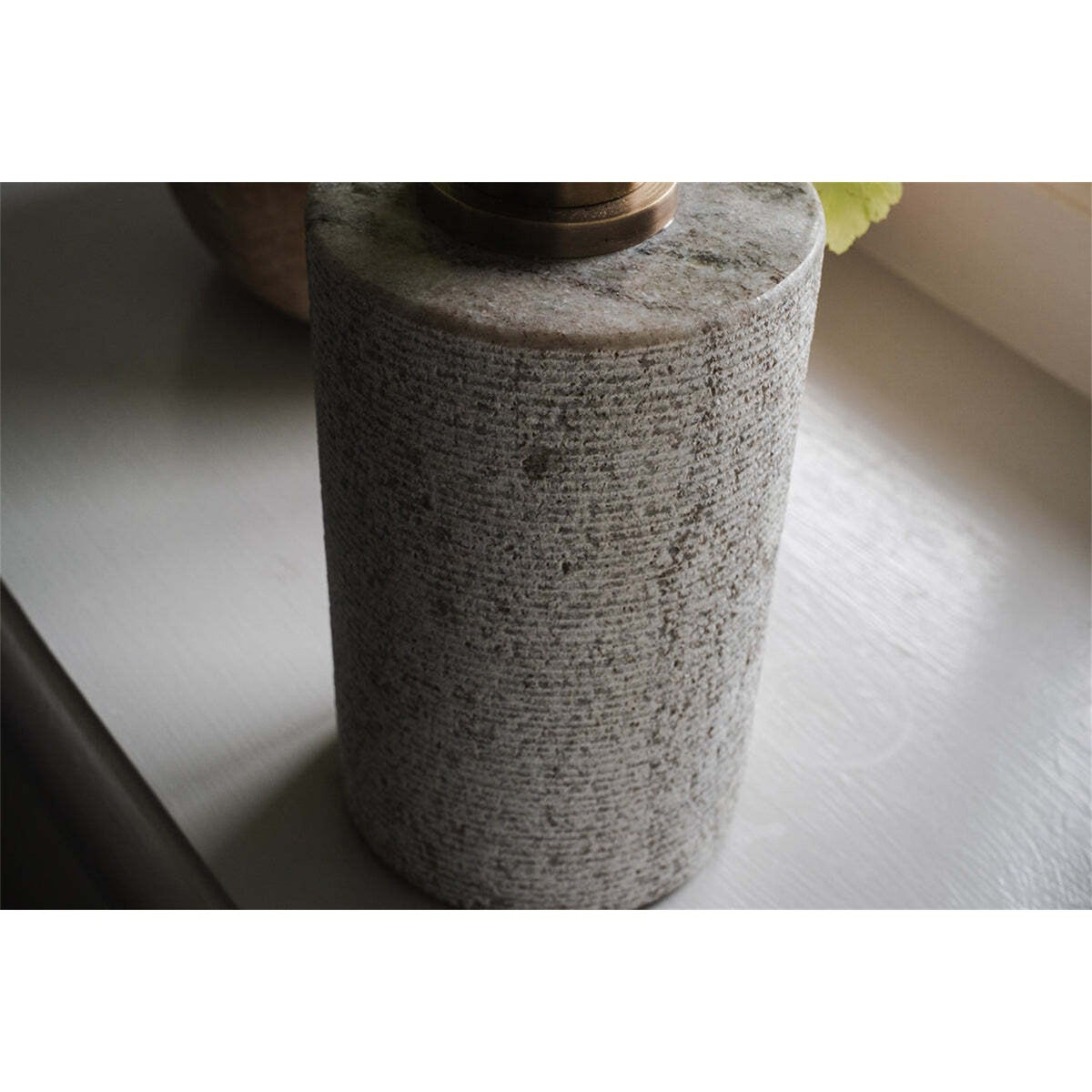 Asana Marble Soap Dispenser - Grey