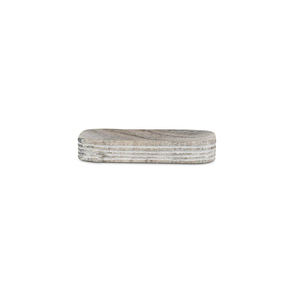 Asana Marble Soap Dish - Grey