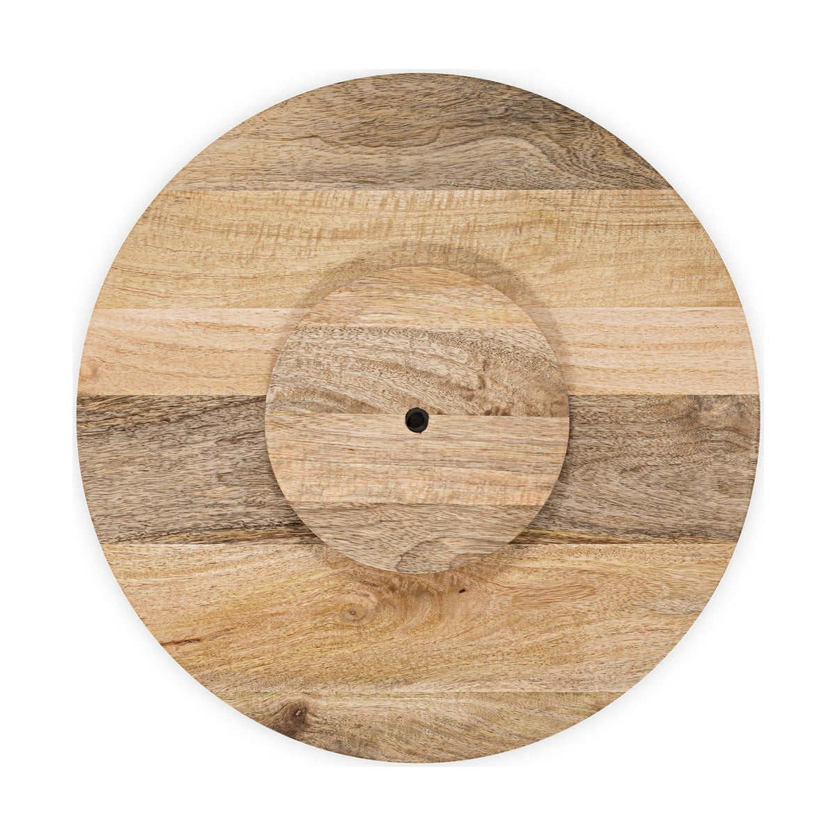 Soria Mango Wood Lazy Susan - Natural