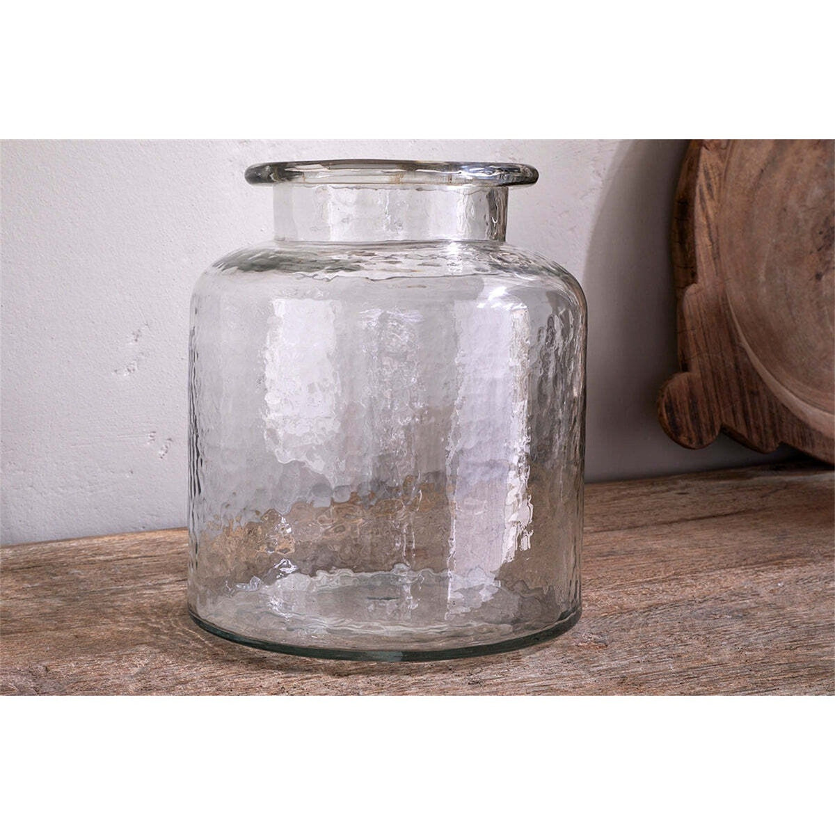 Akra Recycled Glass Vase - Clear