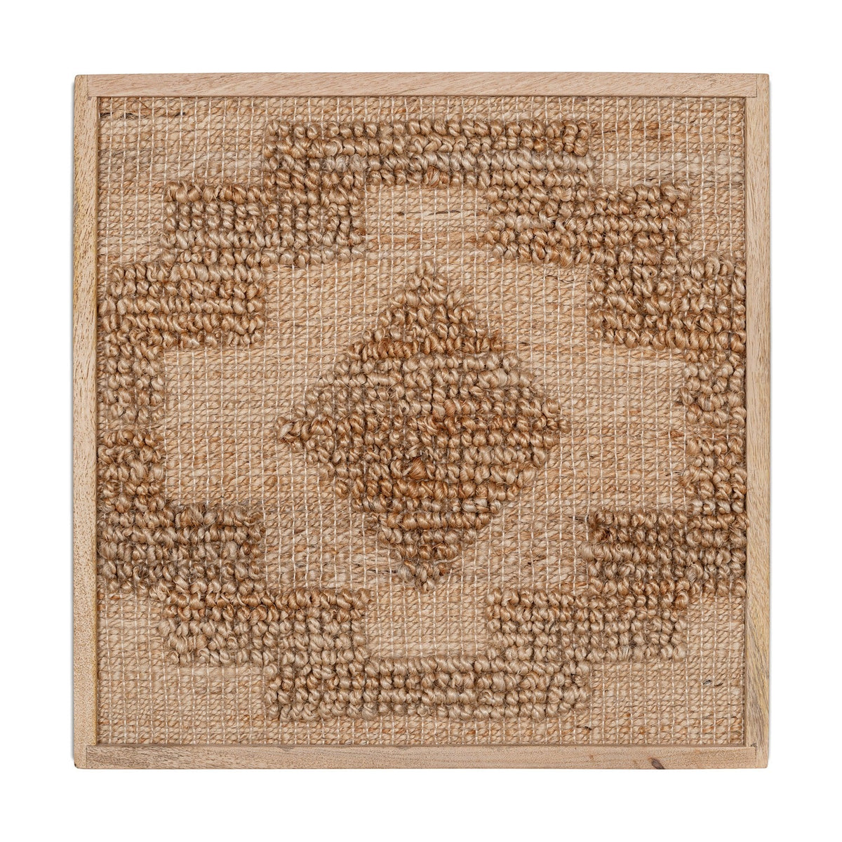 Bawal Diamond Hemp & Jute Wall Art - Natural