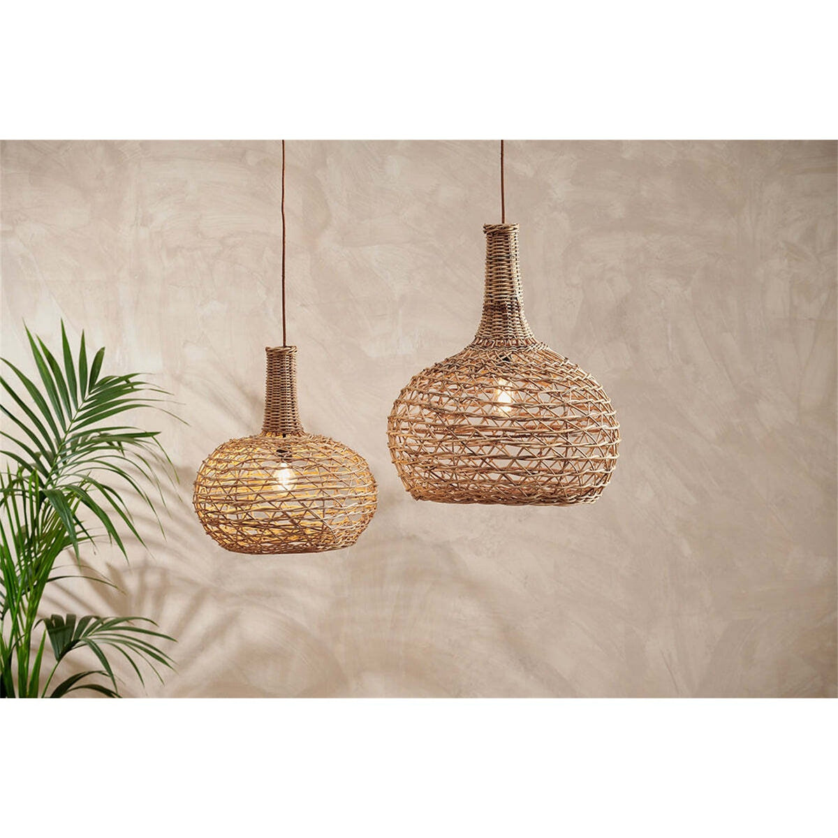Beru Small Rattan Lampshade - Natural