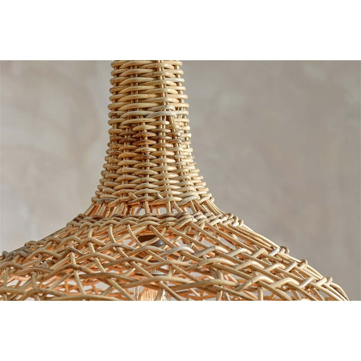 Beru Large Rattan Lampshade - Natural