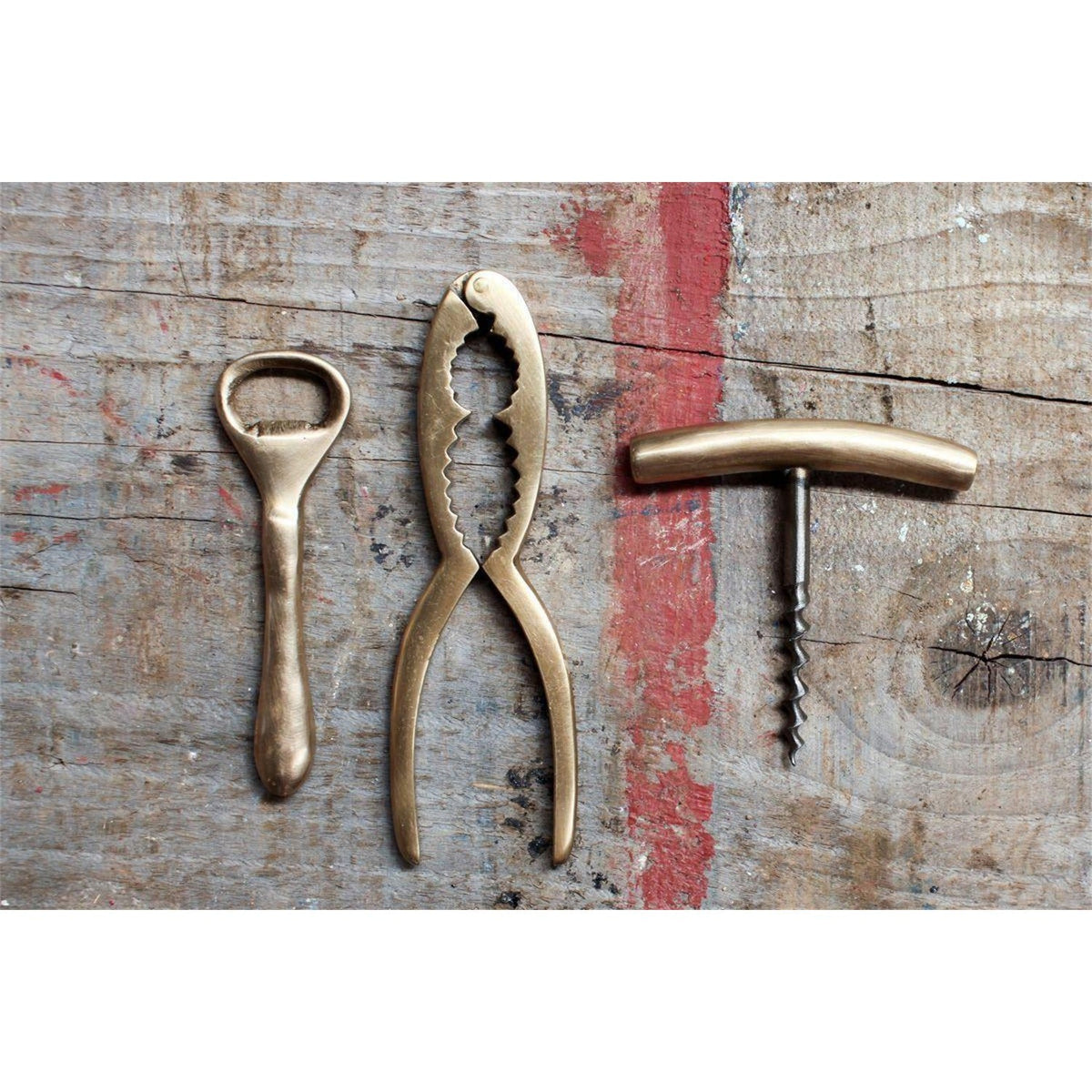 Brass Bottle Opener - Vintage Gold
