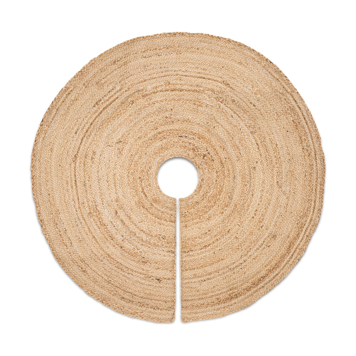 Buno Braided Hemp Christmas Tree Skirt - Natural