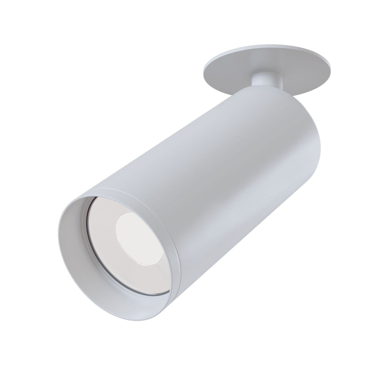 Focus Single Recessed Spotlight, white, offering understated elegance for recessed lighting