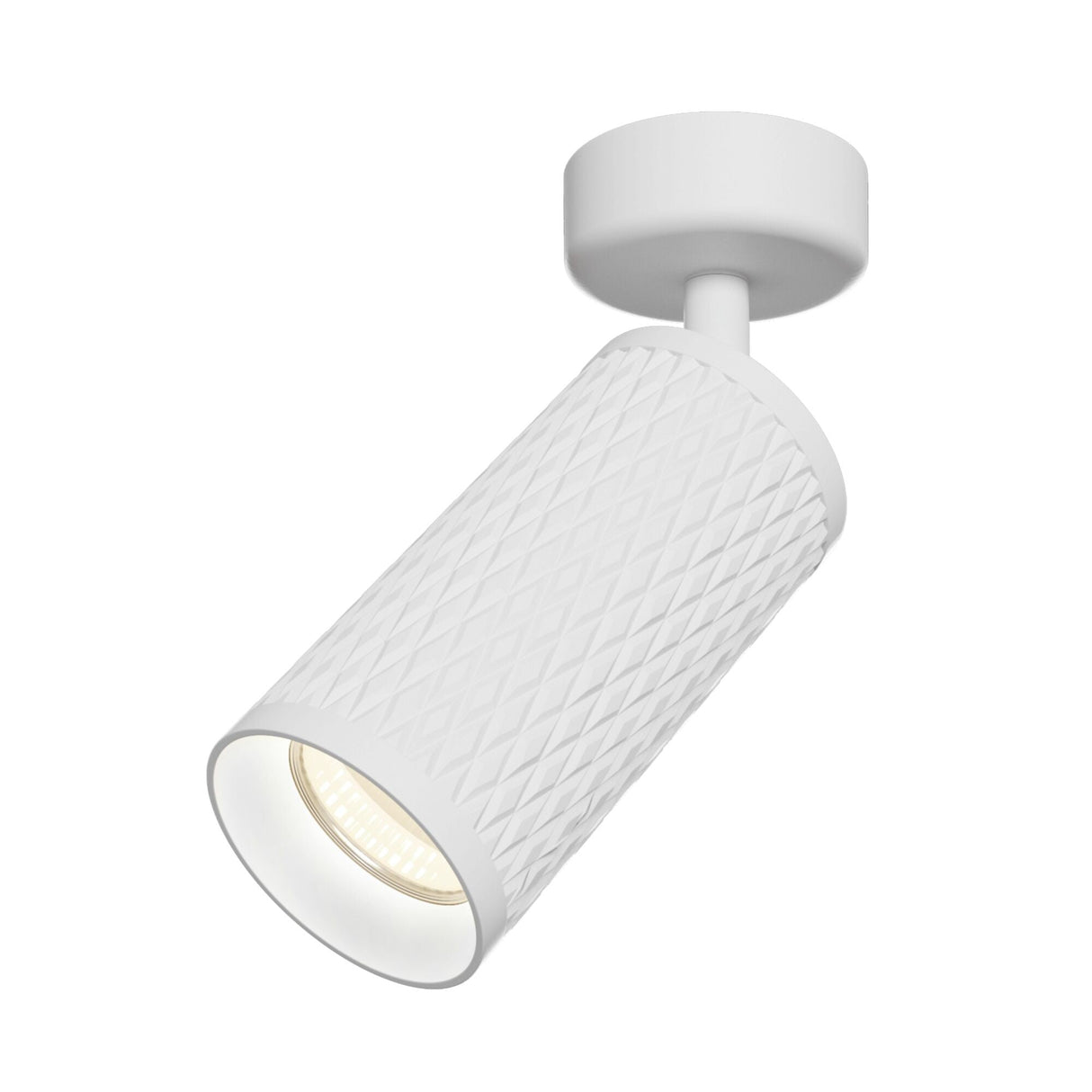 Focus Design single spotlight in white, ideal for focused illumination in modern interiors.