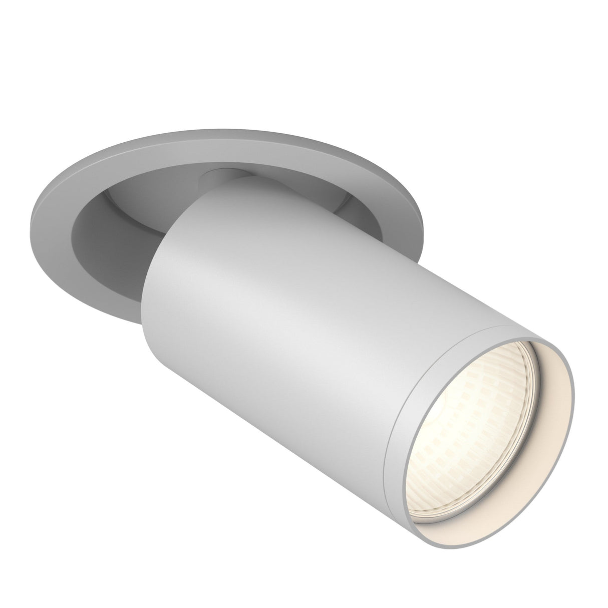 Focus S Single Recessed Spotlight, white, designed for a discreet and stylish lighting solution