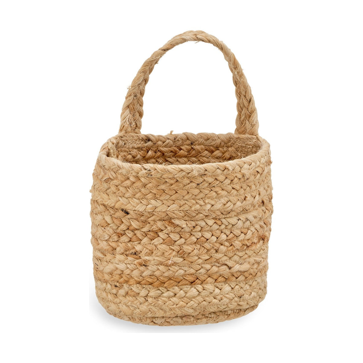 Chapad Small Hemp Wall Hung Storage Basket - Natural