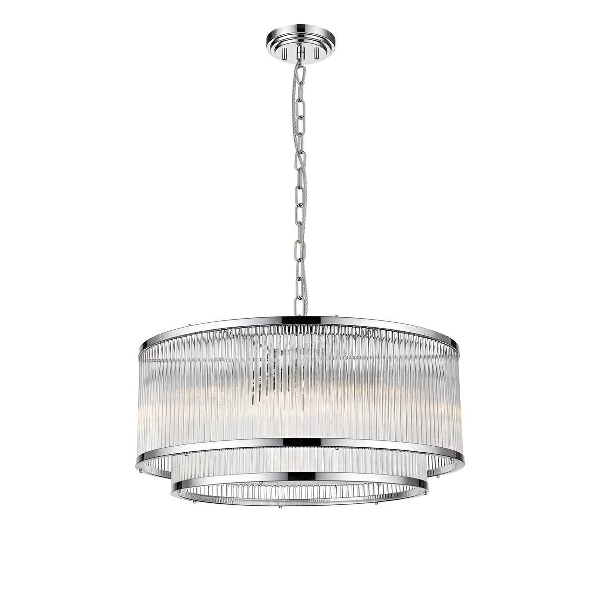 Coral 6 Light Chandelier - Chrome