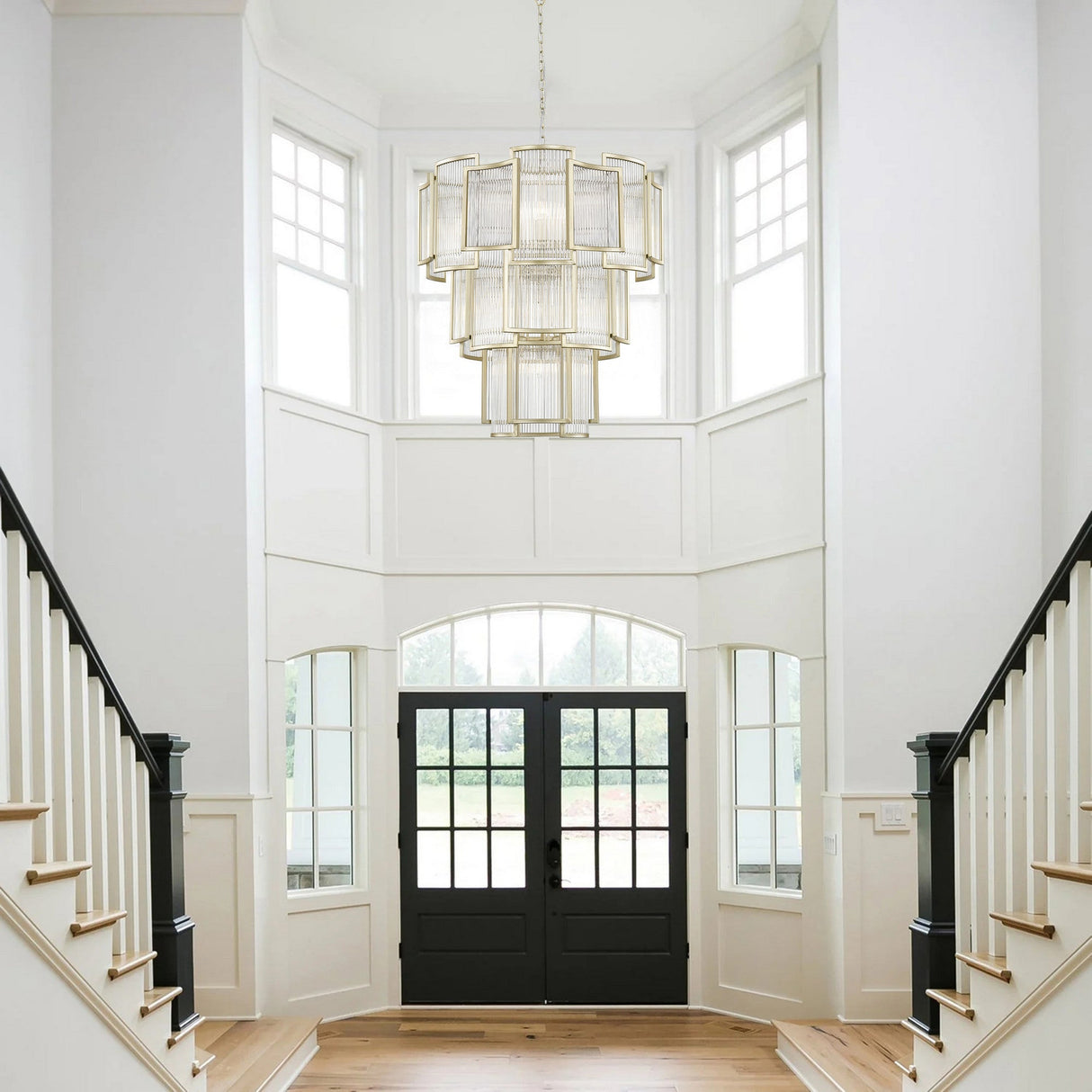 Coral 13 Light 3-Tier Chandelier - Matt Gold